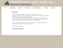 Tablet Screenshot of mountainstatessportsmarketing.com